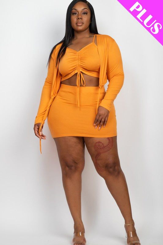 Stay In Your Lane Skirt Set