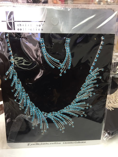 Spark diamond necklace set