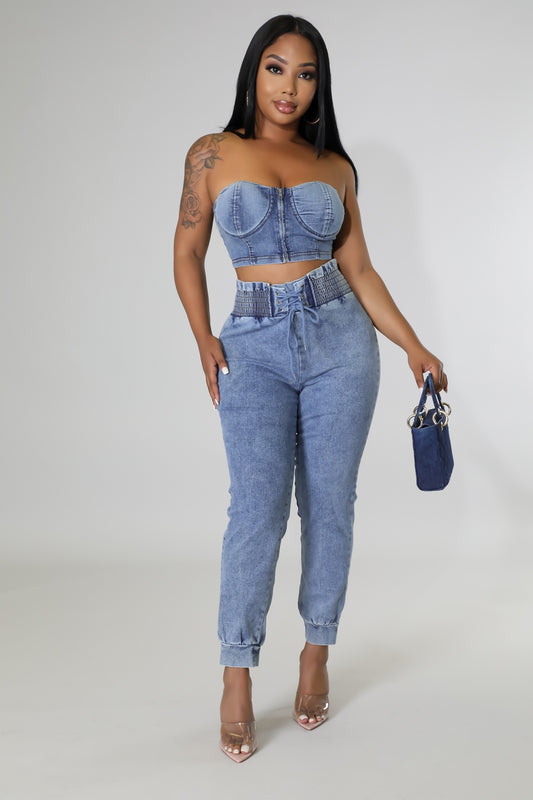 Just Wanna Be Your Girl Pants Set